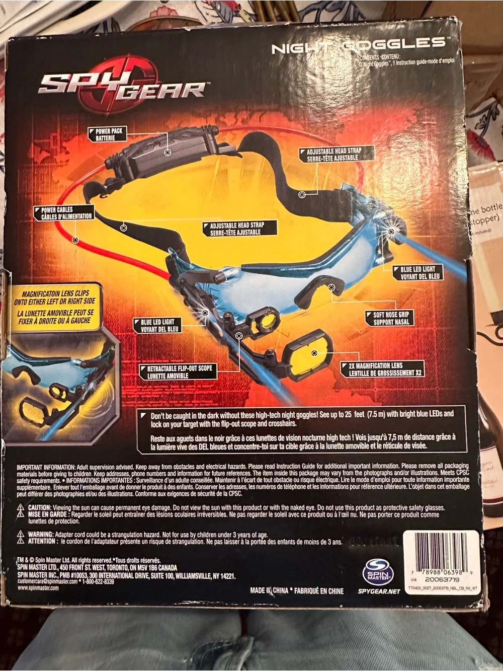 Spy Gear night goggles